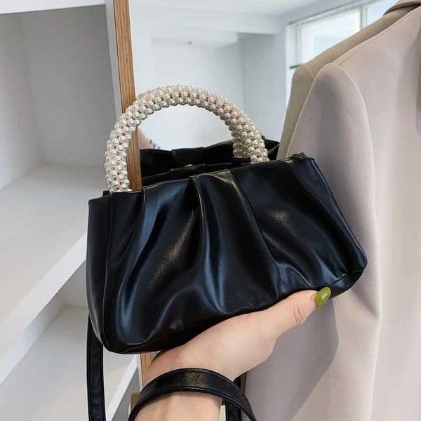 Solid Color Square Pleats Womens Bag Fashionable Cloud Bag Stylish Soft Surface Handbag Stylish Single Shoulder Messenger Bag H260519