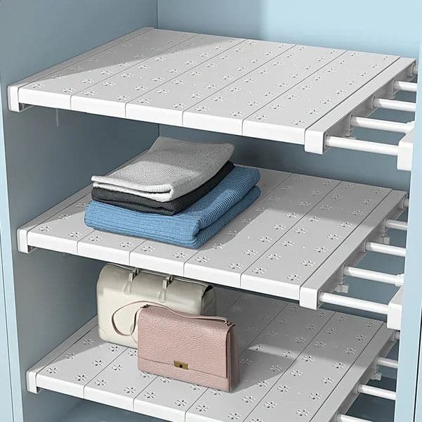 Multi Functional Non Perforated Storage Partition Suitable for Space Saving Storage Shelves in Cabinets Kitchens and Bathrooms 260518