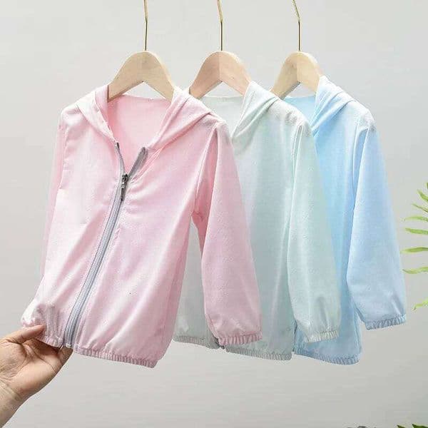 2025 Baby's New Coat Children's Summer Thin Ice Silk Parent-child Sunscreen Clothing for Boys and Girls 26W0519