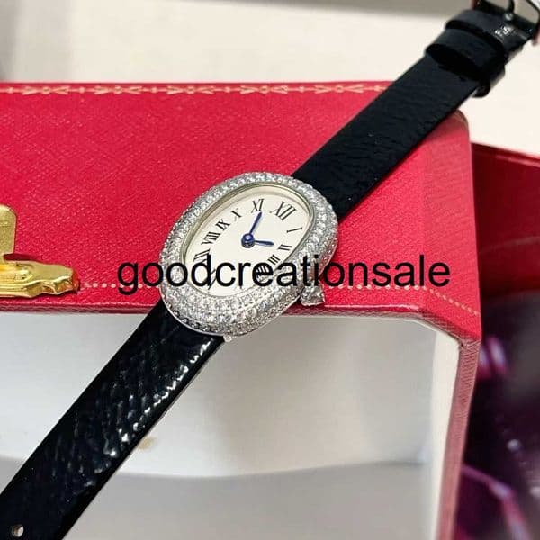 Brand C watch Barrel-shaped womens watch bathtub oval shape 18K small gold watch waterproof quartz watch vintage designer watch of the same style 6WCS