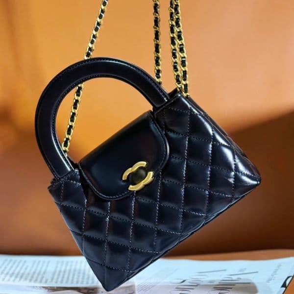 Luxury Mini crossbody High quality shiny sheepskin gold hardware women's shoulder Shopping bag comes with exquisite gift box