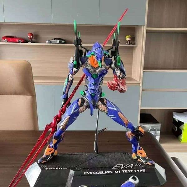 Hot Sale High Quality 33cm Evanglion 01 Anime Figure Eva Mutations Figurine Collection Statue Desk Ornaments Birthday Gifts 26Y0519