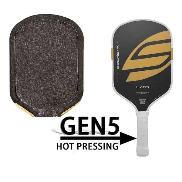 USAPA Apved 16mm Foam Boomstick 5th Core Pickleball Paddle Sweet Dessert Balanced MOI Training System Raw Carbon Fiber 26Y0519