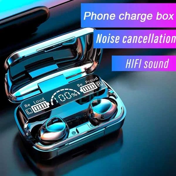 TWS M10 Wireless Bluetooth Headphones LED Display With Charging Box 9D Stereo In-Ear Sports Earphone Bluetooth Headset for Phone Z260519