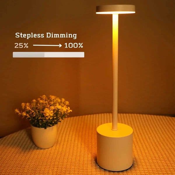 Classic Table Lamp USB Rechargeable Night Light Stepless Dimming Touch Desk Lamp 3 Colors Bedside Lamp Hotel Bar Decoration M260519