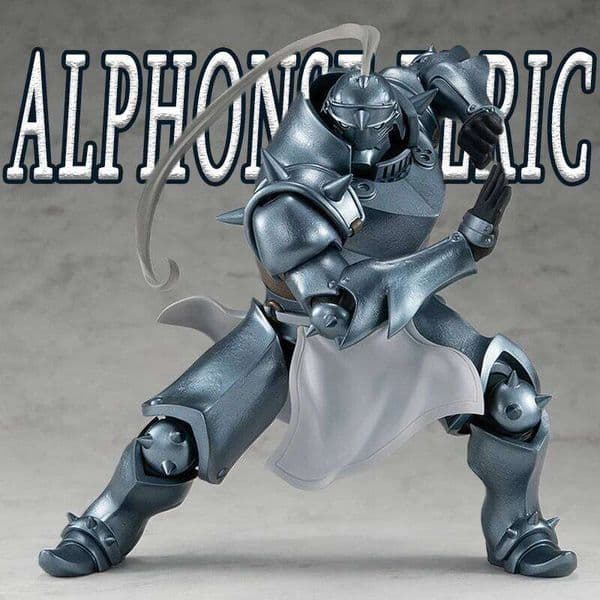 Fullmetal Alchemist Alphonse Elric Anime Movable Action Figurines Garage Kit Mechanical Arm Boy&Armor Knight Toy Collect Gifts 26Y0519