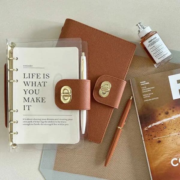Bulk Office Supplies Wholesale 5 High Quality Looseleaf Business Office Notebook school Support Customized Binder Journal Diary Planner Notepad School Station 4 thumbnail 2