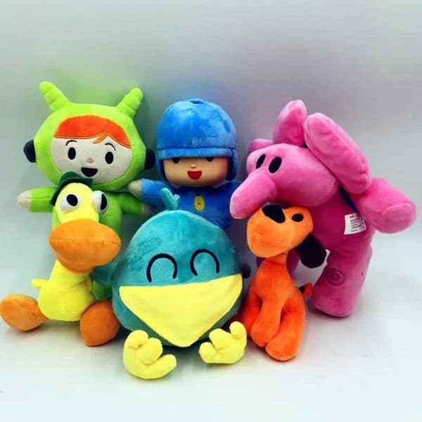 New Pocoyo plush toy - Pato Duck Loula Dog Pocoyo Doll Ellie Elephant plush - Birthday gift childrens gift holiday gift L260519NASF