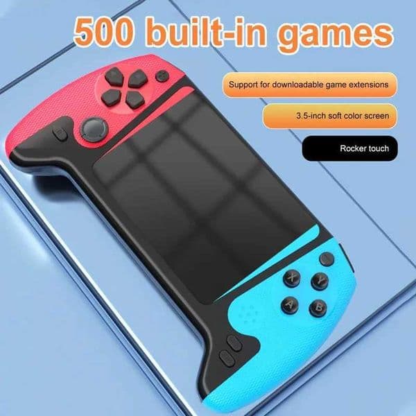Retro Handheld Game Console 35inch LCD Screen Built-in 500 Games Gaming Console 1200mAh Nostalgic Game Console for Kids Adults L26051927L3