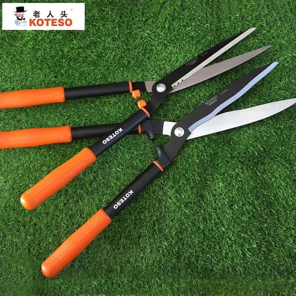 Authentic Old Head Pioneer KT2230-B Garden Scissors Fence Cutting Wave Knife Green Fence Cutting Koteso Large Flat Scissors
