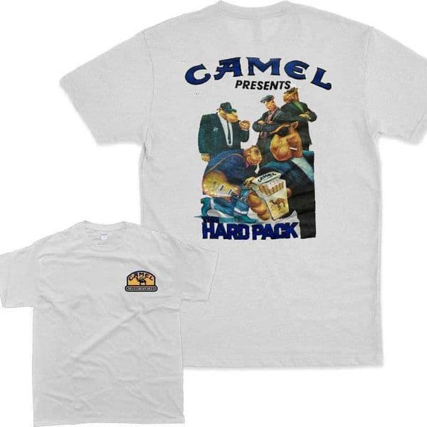 Retro Car Camel Cigarettes T-Shirt Vintage Cotton Tops Tee Short Sleeve Casual Streetwear Oversized Women Men Clothing MotosportM260519