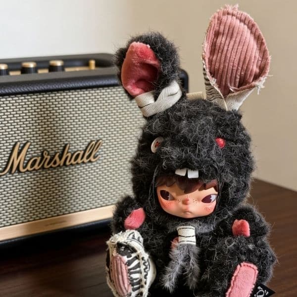 New Hot Genuine Product HRO Little Hare Plush Animal Doll Keychain Blind Box Collectible Decorative Pendant Gift For Anime Fans And Kids