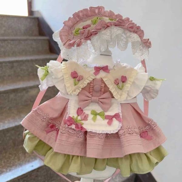 Dog Princess Spring and Summer Lightweight Cat Sweetheart Dress Rabbit Puffy Lolita Small Dog Teddy Kawaii Pet Clothes OutdoorR260518R260519