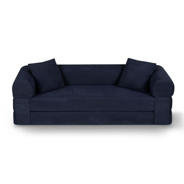 Convertible Sofa Bed Couch 80 Inch Boneless Couches For Living Room Folding Sleeper Sofa Bed Queen With Storage Corduroy Furniture Ideal for Spacious Rooms