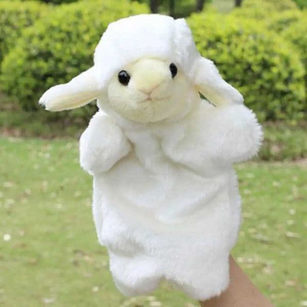 Learning Sheep Animal Hand Puppet Stuffed Animals Wolf Hand Soft Children Puppets Gift L260519CMSH