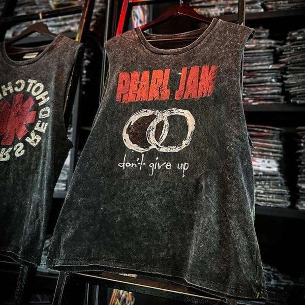 Men's Vintage American Rock Band Printed Washed V Sports T Shirt Sleeveless Tee Hip-Hop Gym Clothing Tank Tops Summer 2025 26Y0519