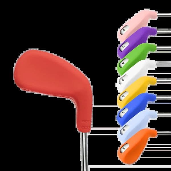 1 PC Colorful Silicone Golf Iron Head Covers Durable ScratchResistant Club Protectors Universal Fit for Standard Irons 260518