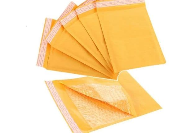 Bulk Office Supplies Wholesale 4.3*5.1 Inch Kraft Envelope school Bubble Bag Small Items Envelopes Free Shipping 4