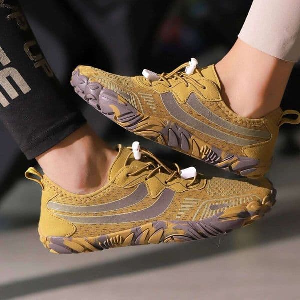 Men Women Khaki Water Shoes Quick Dry Non-slip Aqua Sneakers For Outdoor Beach Swimming Hiking Wading 26L0519