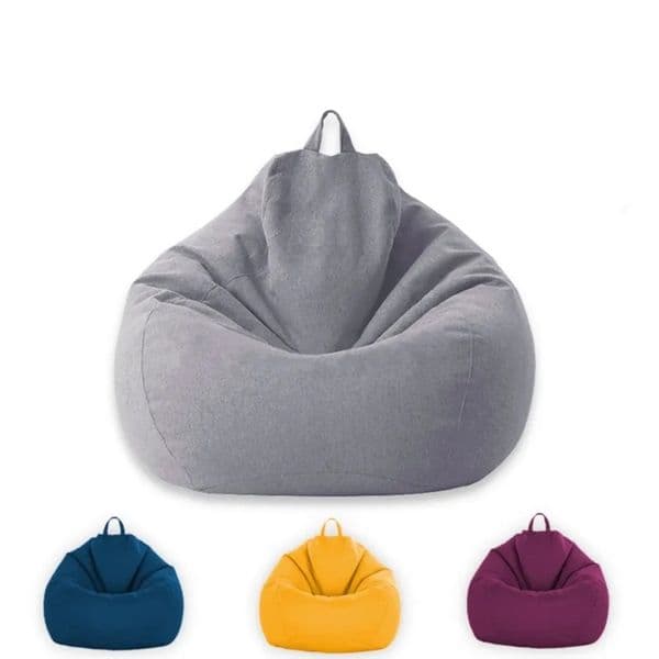 Luxury Designer New Lazy Beanbag Sofas Cover Chairs Without Filler Lounger Seat Bean Bag Puff Asiento Couch Tatami Living Room Furniture art Free Shipping 021