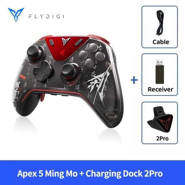 Flydigi APEX 5/4 Game Controller Black Myth WuKong Handle Elite Force Feedback Trigger Wireless Gamepads PC/Switch/Mobile/TV H260519