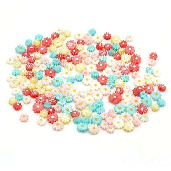 5pcs 6/8/10/12mm Sunflower-shaped Natural Shell Semi-finished Beads for Jewelry Making DIY Women Necklace Bracelet Accessories