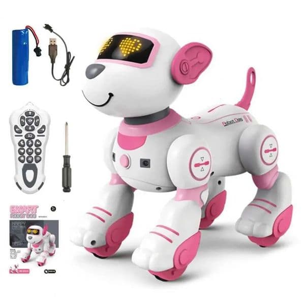 2026 1 Rc Crawler Singing Remote Control Robot Dog Toy 1 radio control car Toddlers Touch-Sensing Nt Puppy With Programming a Abilities For Boys Y250226 Drif