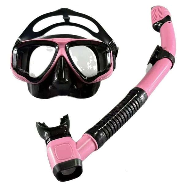 Snorkeling Two-Piece Complete Dry-Style Dive Equipment Air Tube Set - Mask for Diving 26W0519