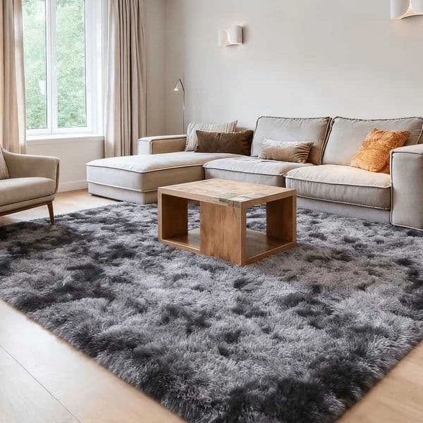 VIKAMA Modern Minimalist Rug Comfortable Soft and Warm Non-Slip Living Room Sofa and Bedroom Rug Home Furnishing L260519
