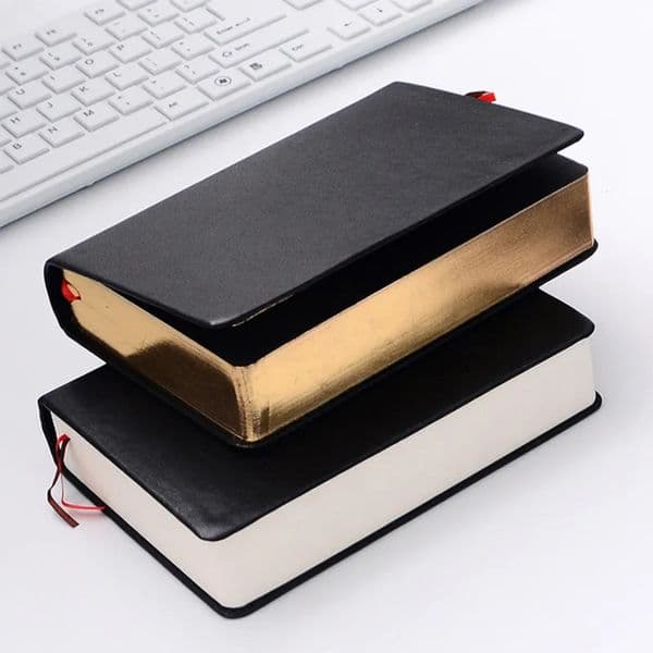 Bulk Office Supplies Wholesale Notepads Retro Leather Notebook Thick school Paper Bible Diary Book Notepad Blank Weekly Plan Writing Notebooks Office School S 6