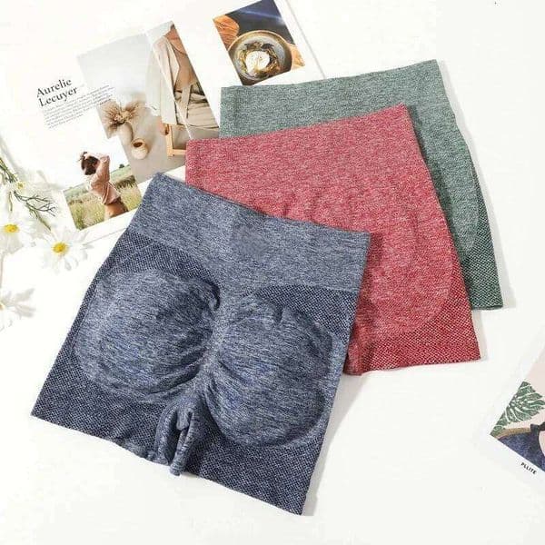 Womens Gym Shorts High Elasticity Yoga Clothing Absorbent Short Sets Push Up Pants Cycling Jogging Fitness Legging 26W0516