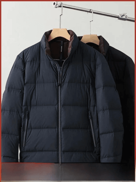 Men's Down Highly Fluffy Du Jaet Thiened Stand Collar Comfortable Outdoor Autumn Winter Bread Sle thumbnail 2