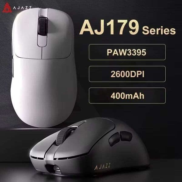 AJAZZ AJ179 PRO PAW3395 Wireless Gaming with RGB Charging Base 26000DPI Lightweight Ergonomic Mouse for PC Gamer Laptop 26Y0519