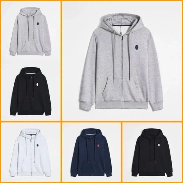 Polo Hoodie Mens Hoodies Designer Hoodies Men Clothing Polo Tracksuit Set Pullover Cotton Horse Long Sleeve Casual Zip Up Sweatshirt Sweatsuit set S-2XL