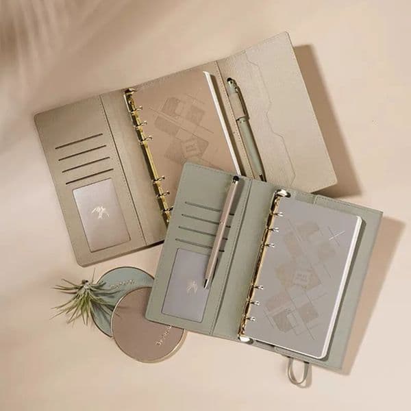 Bulk Office Supplies Wholesale Notepads Hardcover Journal Loose-Leaf Notebook 6 Holes Diary school Binder Spiral Notepad Planner Organizer Agenda Office Schoo 7