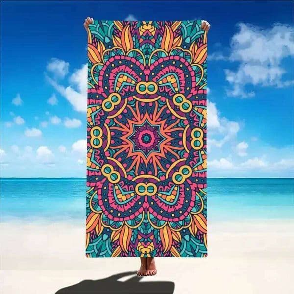 Classical Large Size Outdoor Travel Camping Absorbent Beach Towels Super Soft Summer Swimming Bath Towel Sea 26Y0519