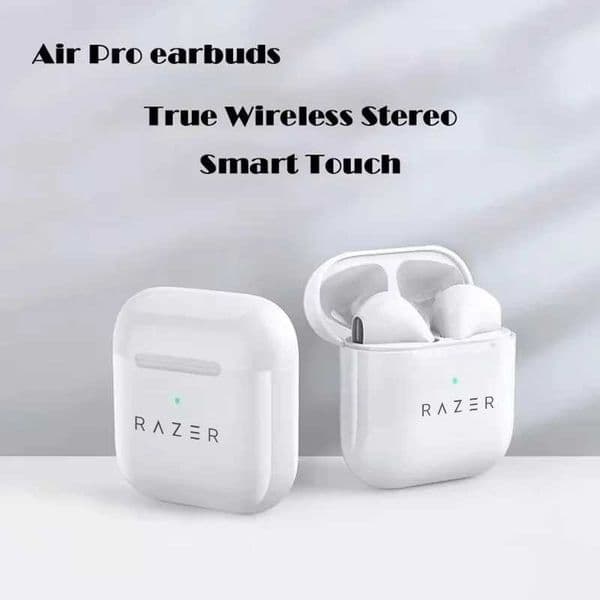 Razer Pro 4 Wireless Bluetooth Earphone 9D Stereo Headphone In-Ear HiFi Earbud HandsFree Headset With Microphone For iOS Android Z260519