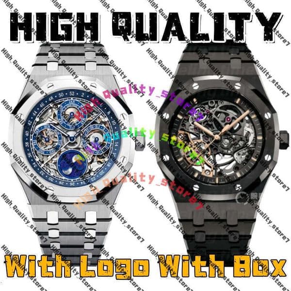 AAA Designer Audemare Pigeuts Watch Men Apwatches Audermar Pigeut Men Watch High Quality Skeleton Watch Luxury Mechanical Watch Automatic/quartz Watch