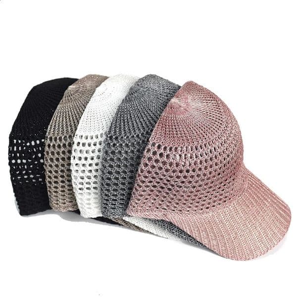 1pc Summer QuickDry Breathable Baseball Caps for Womenoutdoor Sports Ventilation Hole UV Protection Mesh Hat Outdoor Sun 260518