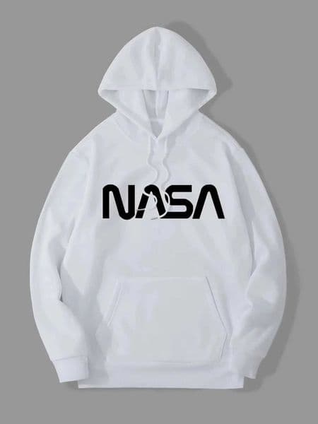 2025 High - Quality Pure Hoodie Embellished with NASA A Must - Have for Supporters of Space Missions and Lovers of Street L260519