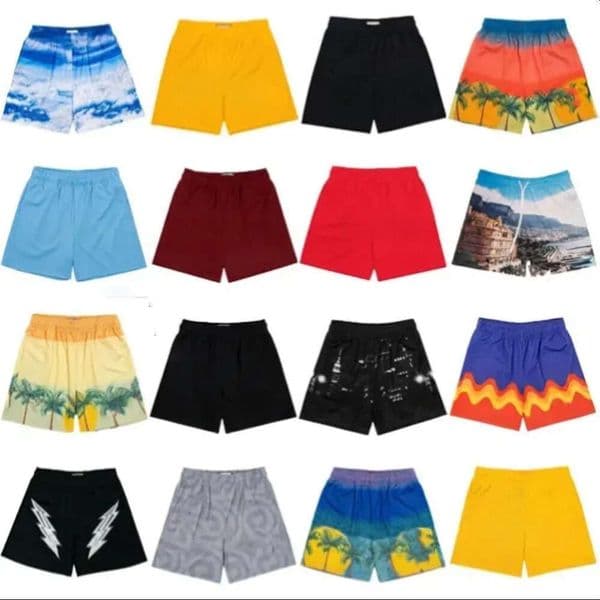 Erics Emanuel Shorts Mens Summer Fashion New Shorts Men Womens Basketball Ericemmanuel Short Pants Running Loose Swimwear Pants Summer Beach Mesh Shorts D26
