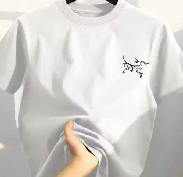Summer Mens and Womens Identical Pure Cotton Breathable Printed T-shirt Casual Loose and Fashionable Top Q260519