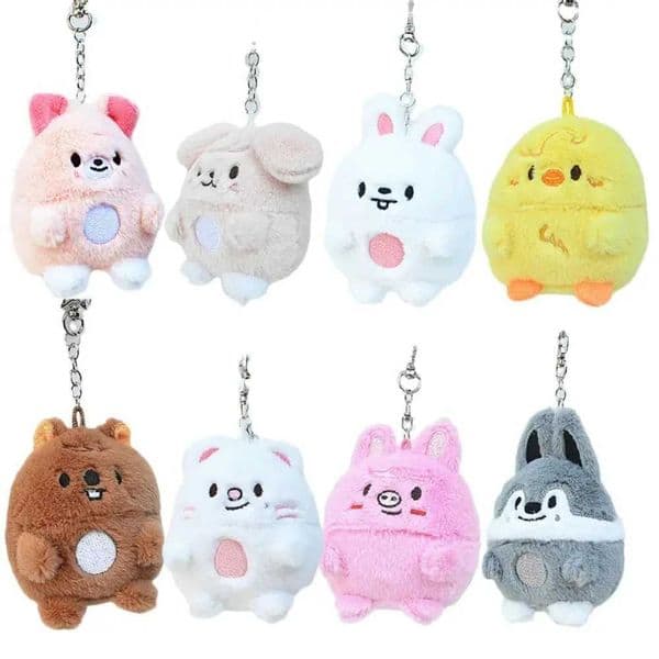 New Plush Keychain Egg Mini Plush Doll Official Same Style Han Lee Know Fang Can Pendant Birthday Gift L260518VEMY