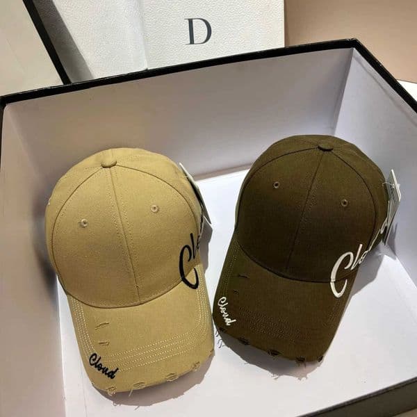 Vintage Letter Embroidery Baseball Cap Adjustable Big Head Outdoor Sports Hiking Hip-Hop Hat Versatile Fashion Snapback Sun Hats L260519