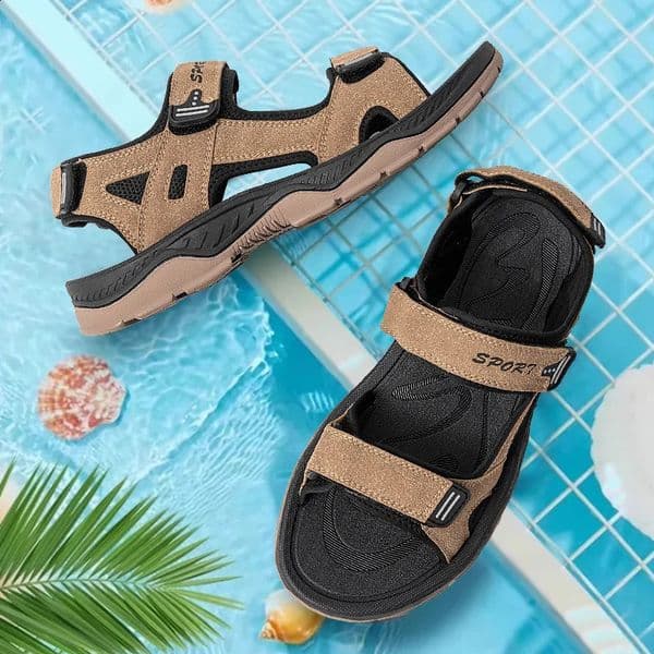 Summer Men Sandals Breathable Outdoor Mens Casual Sandalies Shoes Fashion Beach Slippers Size 40 260519