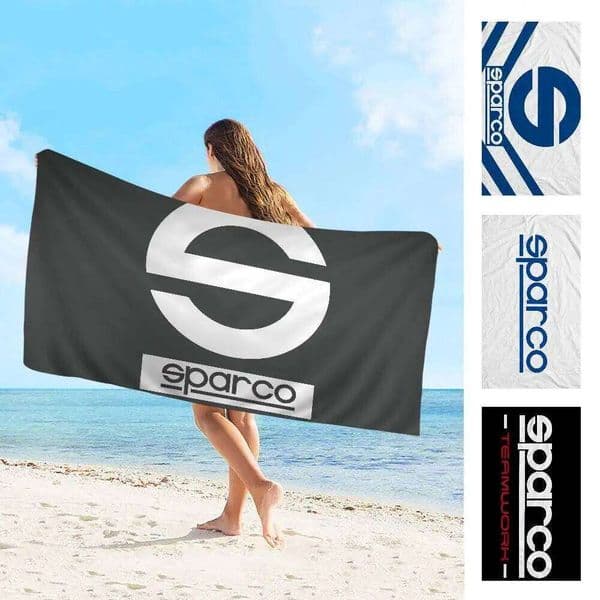 Sparcos Microfiber Beach Absorbent Quick Dry Soft Yoga Swimming Resort Mountain Climbing Towel 26Y0519