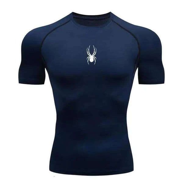 2026 Sport T-Shirt Spider Quick Dry Bodybuilding Running Compression Tops Gym T Shirt Men Fitness Tight Tees Rashgard