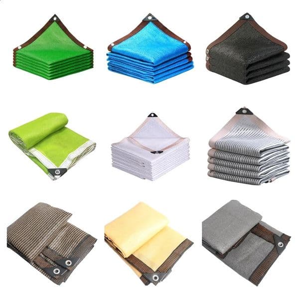 7095 Anti UV Outdoor HDPE Sunshade Net Garden Balcony Privacy Screen Gardening Succulent Plants Cover Mesh Sun Shade 260520