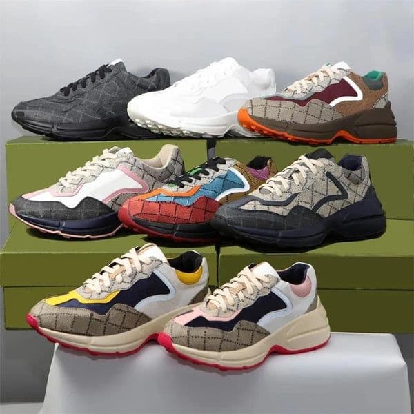 Beige Vintage Leather Trainers Men Women Casual Daily Wear Sneakers 36-46