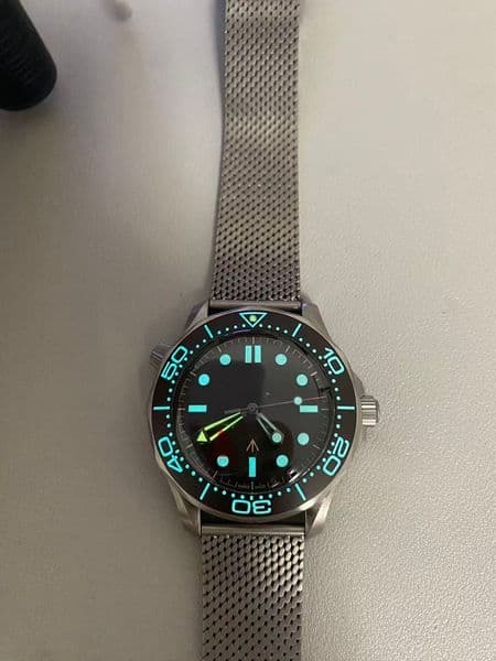 2026 VS super clone 007 8800 42mm watch AAAAA Ceramic Bezel Luxury Watch Top Quality Mens Men Automatic Watches Mechanical Movement Blue 300 designer watch 6096